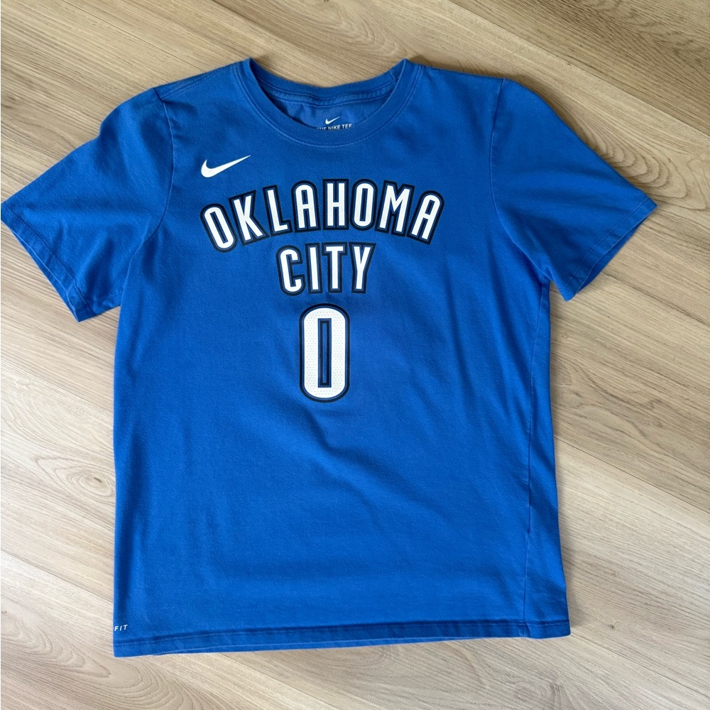 Nike Kids Blue Oklahoma City Thunder Westbrook Tee
Size:Large